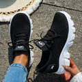 Orange Breathable Knitted Sneakers Women Comfort Slip On Mesh Sport Shoes Woman Plus Size 43 Thick Bottom Vulcanized Shoes Mujer