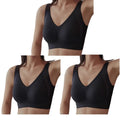 3Pcs/Set Push-Up Bras Women Padded Side Support Underwear Non-wire Bra Comfort Wide Straps Lingerie Plus Size Intimates M-4XL