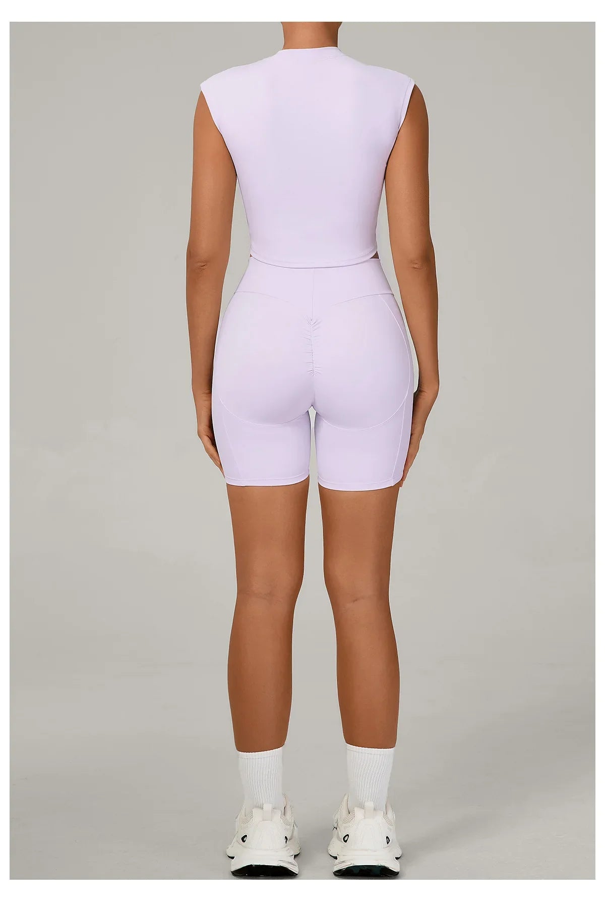 Naked Yoga Sets Women Quick Drying Slim Sports Shirt Fitness Suit Outdoors Sport High Waist Shorts Tight Running Workout Clothes