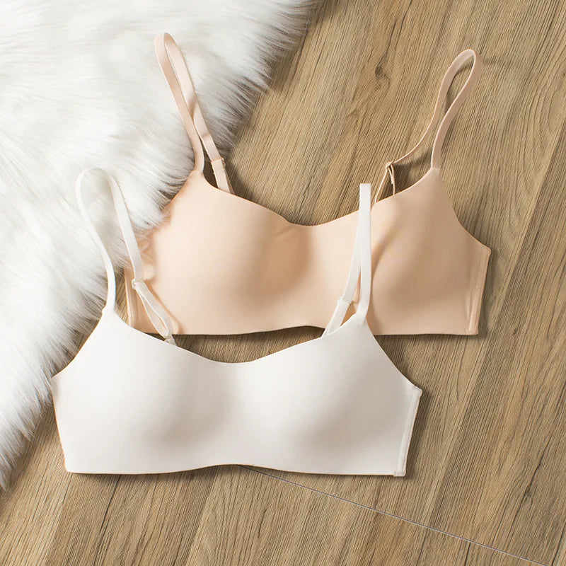 Seamless Tube Top Underwear Small Chest Bras Women's Upper Support Bra Beautiful Back No Steel Ring Female Sexy Lingerie
