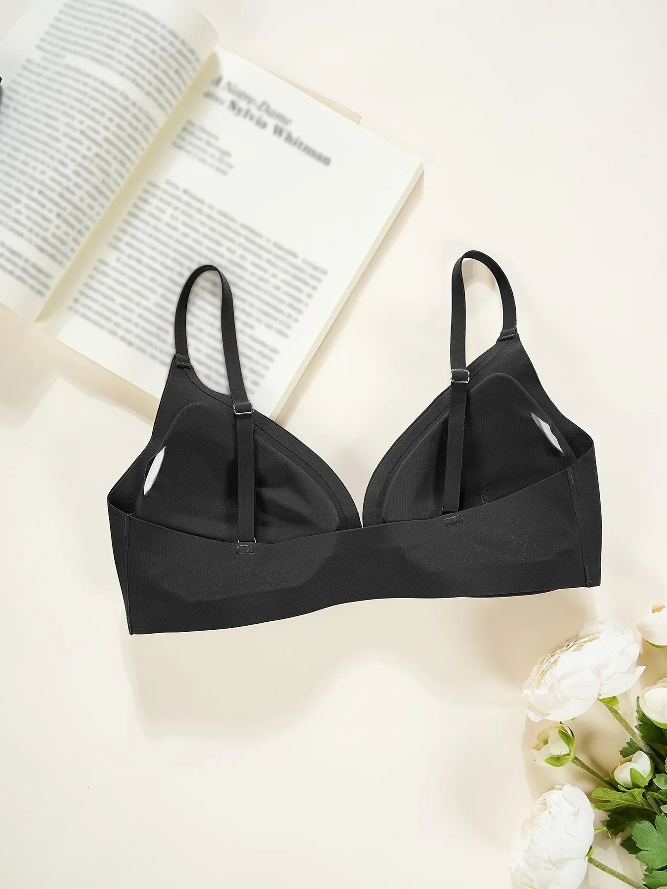 7pcs Bra and Panty Set Women's Lingerie Seamless Push-Up Wireless Bras with Removable Padding Basic Everyday T-Shirt Lingerie