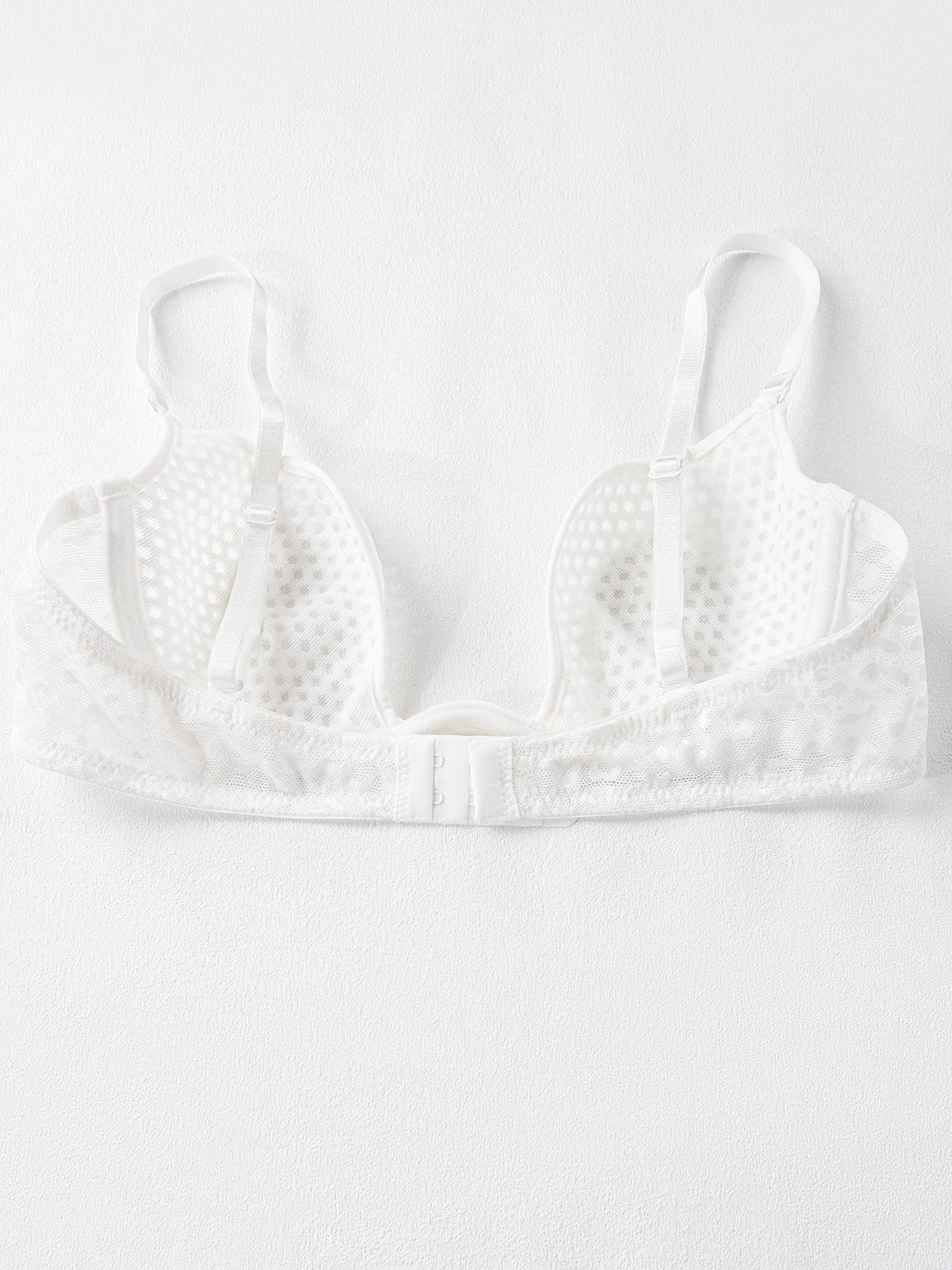 Sexy U-shaped spacer bra thin mesh Breathable underwear underwire comfortable stylish Lingerie bralette