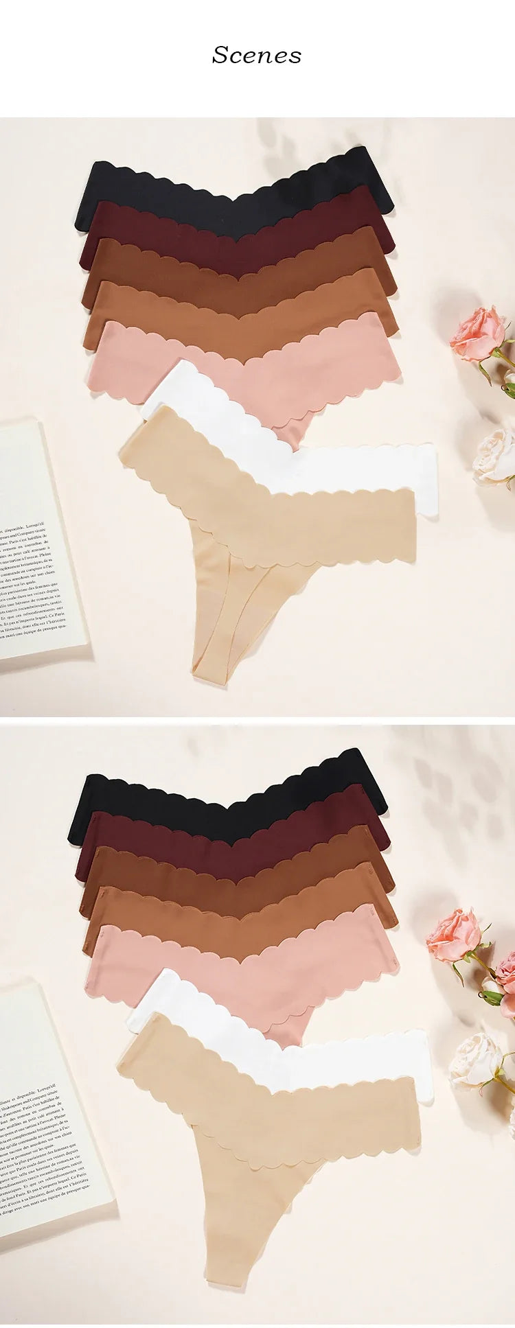 Ice Silk Women Panties Seamless Sexy G String Thong Underwear T Back Sports Yoga Girls Briefs Underpants Plus Size S-XL