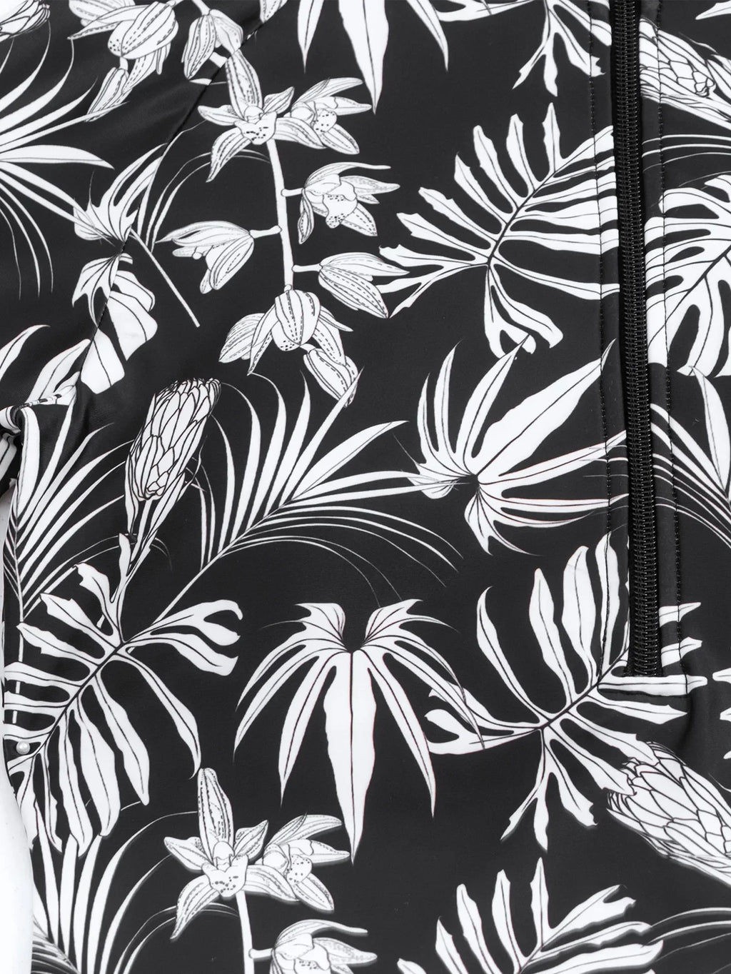 2026 Summer New Women Two-Piece Surfing Suit,fashion Leaf Print Conservative Tankini,Short-sleeve Zipper Swimsuit,beach Swimwear