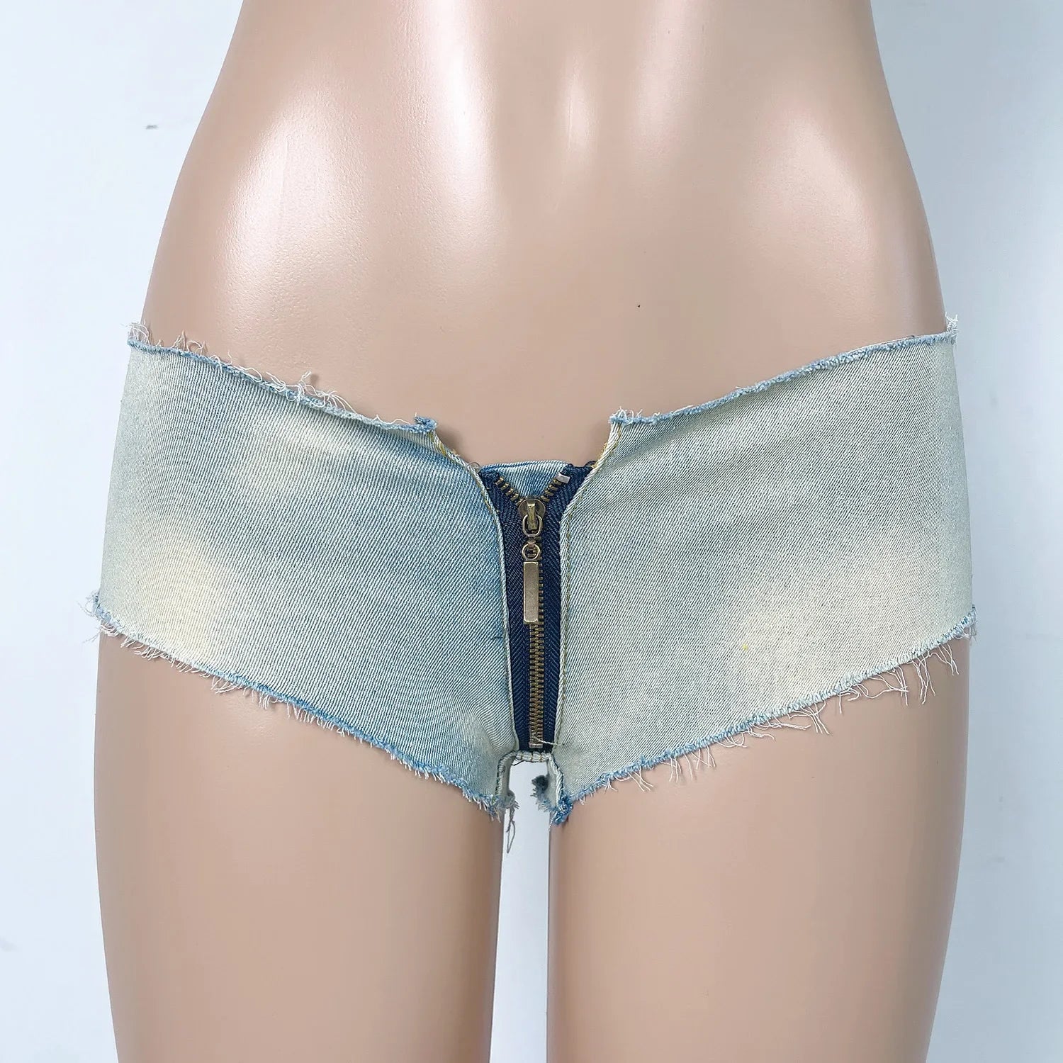 Summer Sexy Hotpants Women's Elastic Low Waist Denim Shorts Female Streetwear Club Bra Sexy Mini Jean Hot Pants Charming 13O1