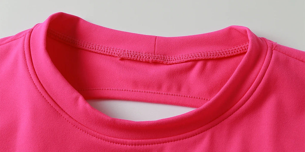 Hearuisavy Summer Sports Shirts Workout Tops Fitness Activewear Quick-Dry Yoga Clothes Sport Crop Tops Backless Gym Top Women