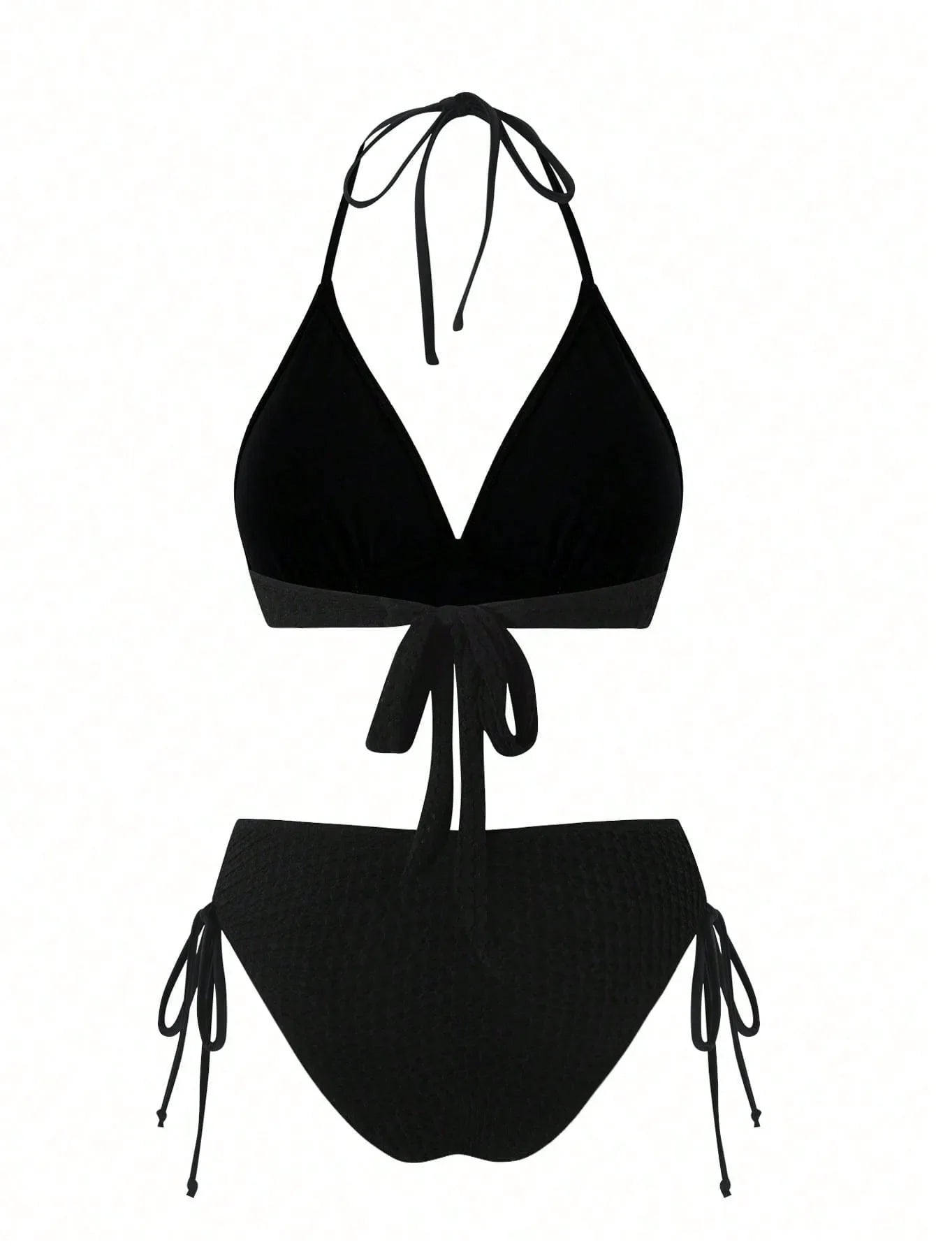Vintage Black Starfish Shell Ornament Bikini Set 2026 Women Tassel Skirt 3 Piece Swimsuit Summer Bathing Suit Holiday Swimwear