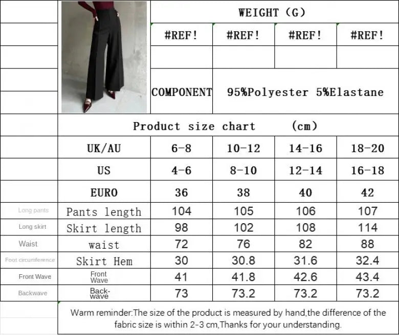 Women's Black High-Waisted Suit Pants Draped Slim-Fit Versatile Workwear for Lady Spring Autumn High-Waisted Straight-Leg Pants