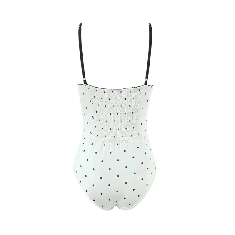 Sexy polka dot camisole for women, 2026 spring/summer design, slim-fit outerwear bodysuit JOXC