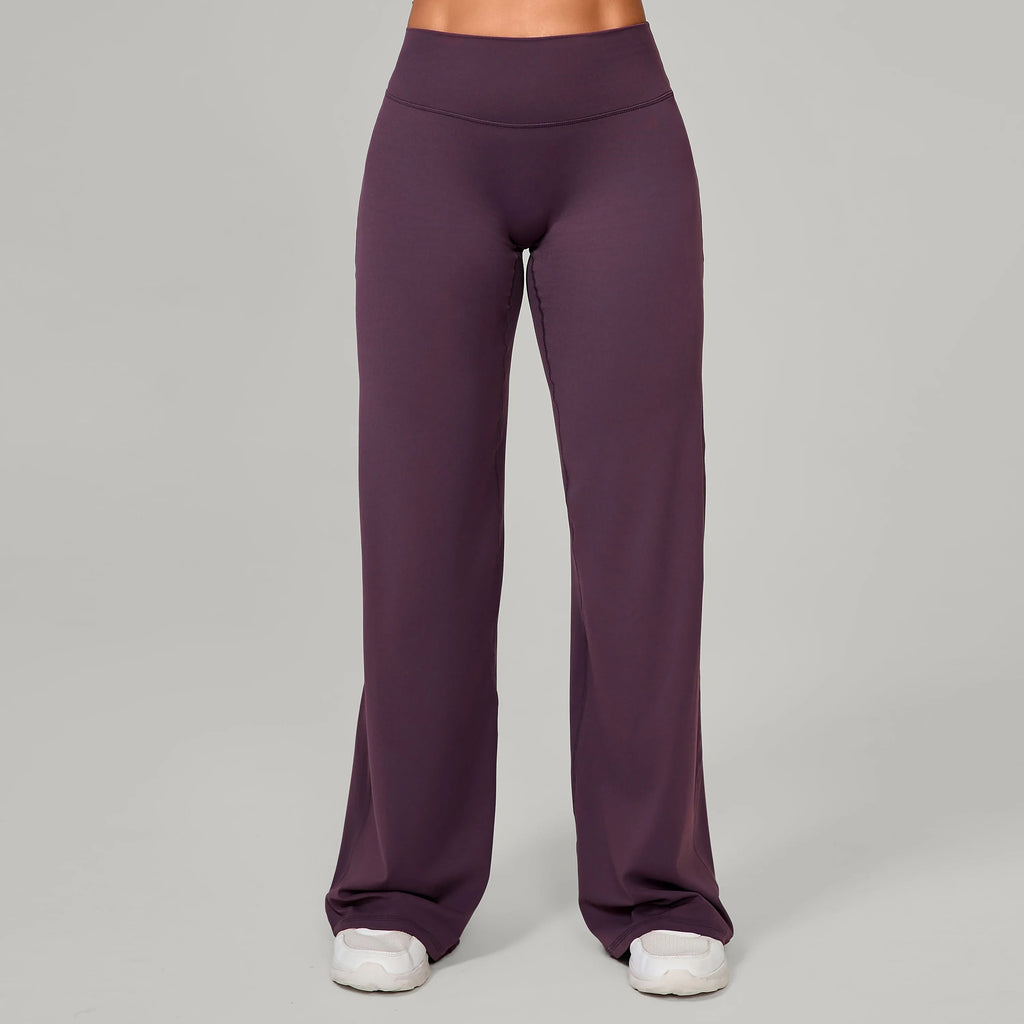 Women Straight Yoga Leg Bottoms Soft Stretchy Fabric Women's Yoga Pants GYM Sweat-Wicking Properties Running Sport Trousers