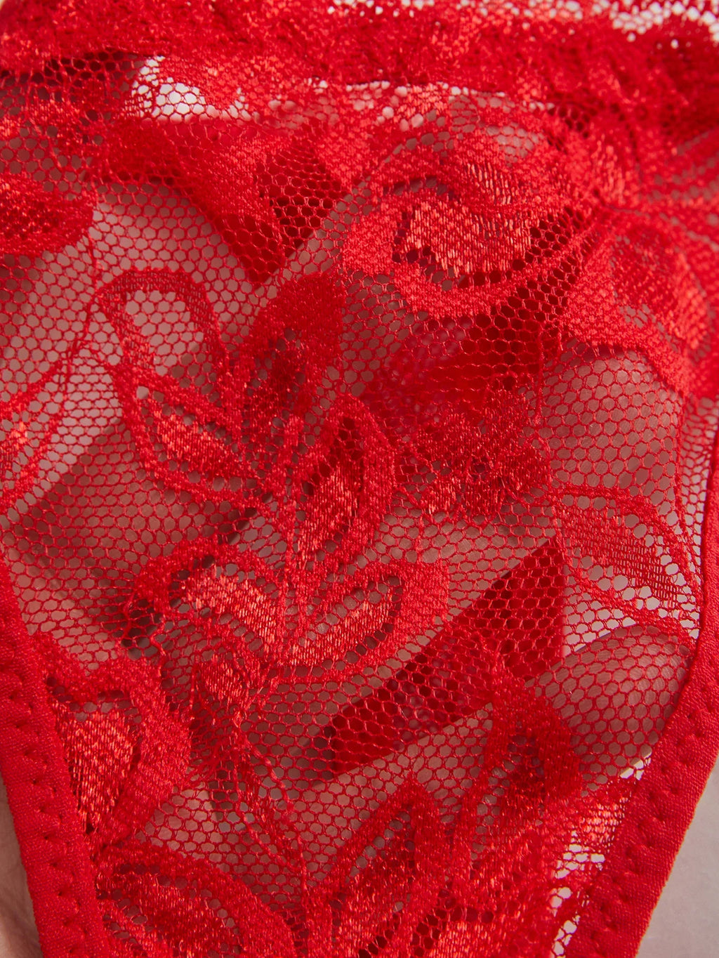 3Pcs/Set Women Sexy Floral Lace Thong Panties Low Waist Hollow Lace Sexy Lingerie Adjustable Thin Strap Underwear