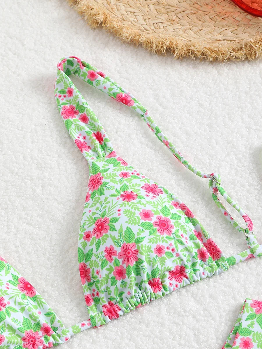 2026 Triangle Strappy Bikini Women Sexy Swimwear Female Brazilian Swimsuit Bathers Bathing Swimming Swim Suit Beachwear Summer