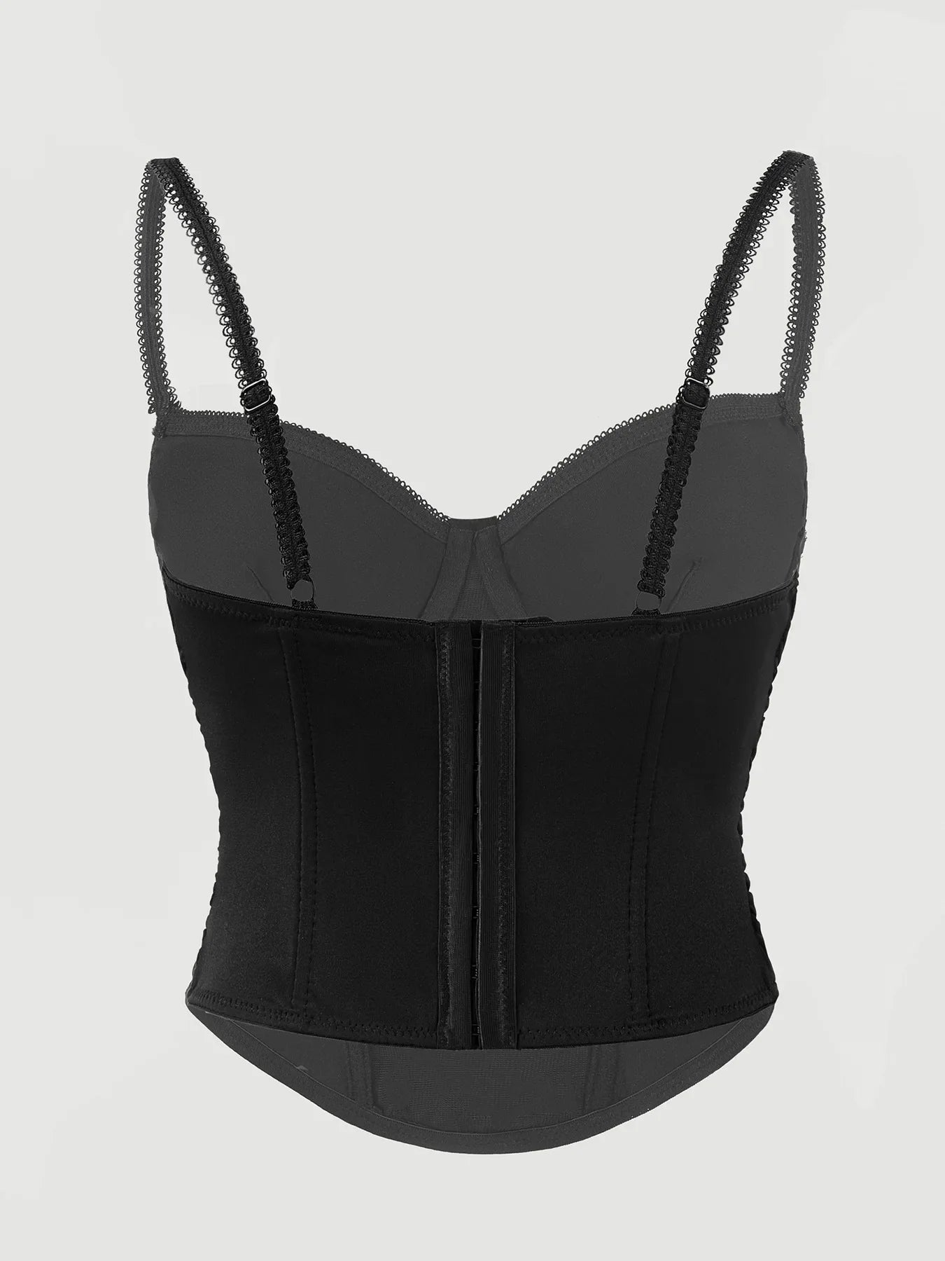 Camisole Tight Corset Sexy Transparent Mesh Patchwork Tube Top Slimming Hot Girl Outerwear Party Crop Top Pure Desire Top C9L1