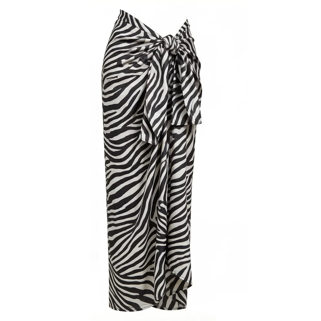 New Zebra Leopard Printed Swimsuit With Cover Up Women Swimwear Sexy Swim Suit Bikinis Female Bodysuit Bathing suit Beachwear