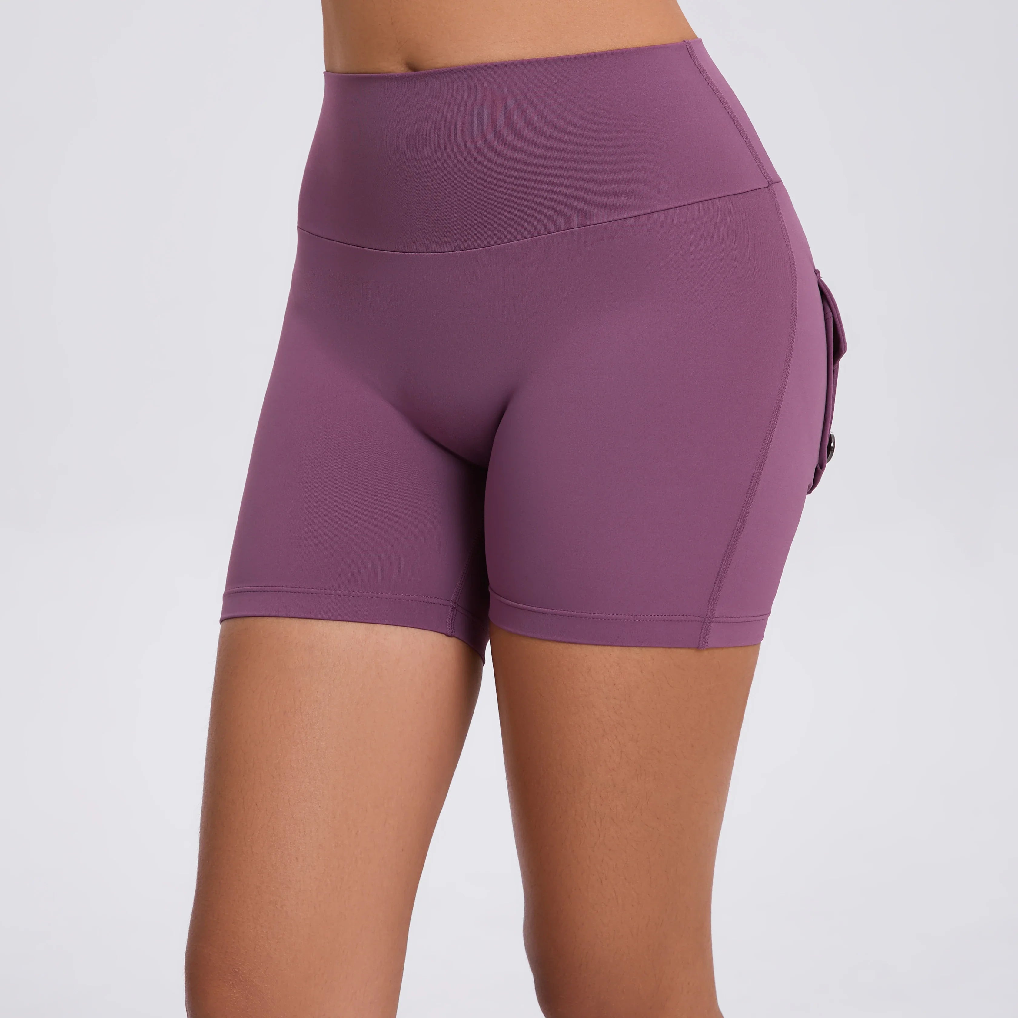 Peach Butt Fitness Shorts Women's Exercise Three-Quarter Pants Cargo Air Dry Pocket Yoga Tight Lift Summer