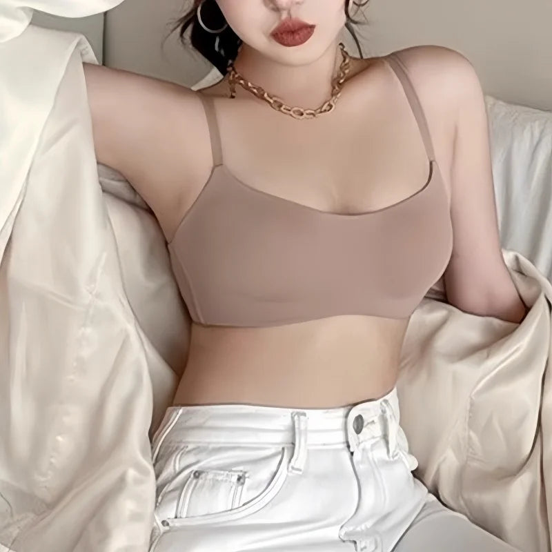 Seamless Bras For Women Small Chest 1/2 Cup Non-Wire Bra Push Up Bra Female Support Underwear Sexy Lingerie Intimates S-XL