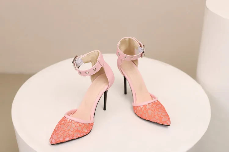Hot Sale FASHION Big Size 35-47 Shoes Women Sandals Sexy Fashion High Heels 10cm Sandals Sapato Feminino Summer Style Shoes