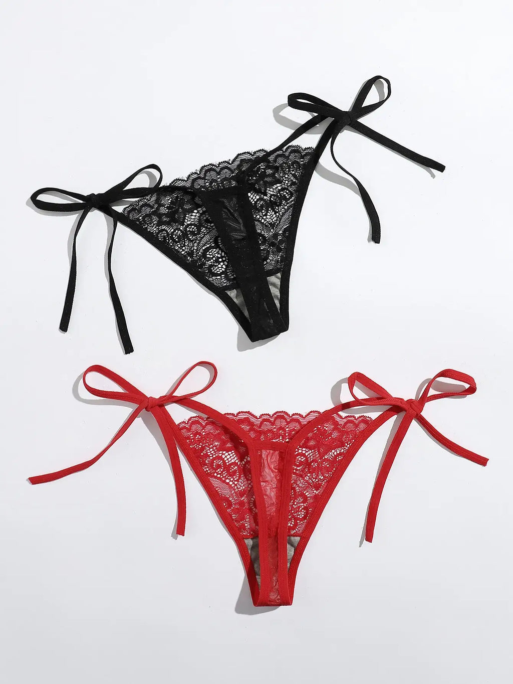 2pcs Low Waist Lace Thong For Women Sexy Panties Comfortable Underwear Female Underpants Lingerie C847