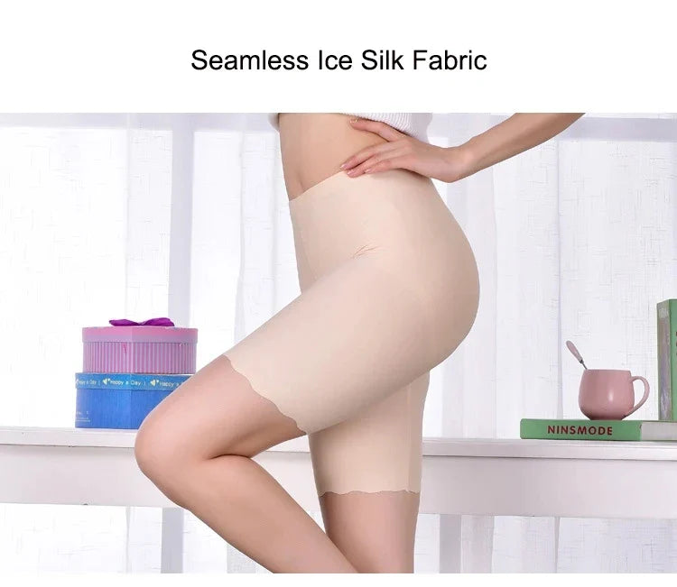 Seamless Safety Short Pants Summer Women Plus Size Boxers For Female Anti Rub Safety Shorts Under Skirt Panties Underwear 3XL