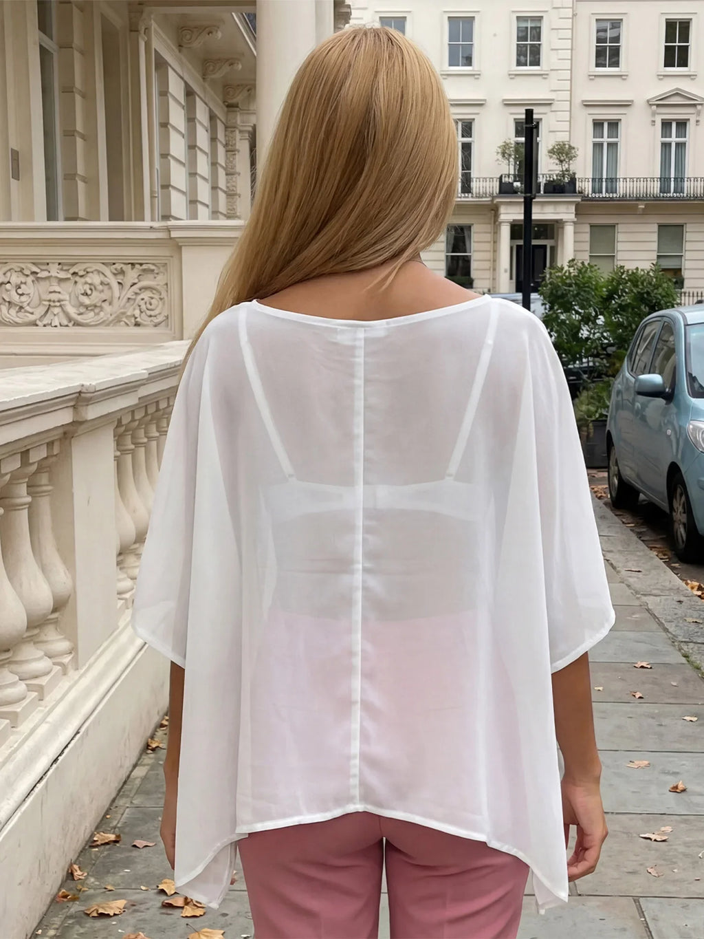 Women Summer Holiday Beach Sheer T-shirts Short Sleeve Tops Oblique Neck Solid Color See-through Irregular Party Clubwear