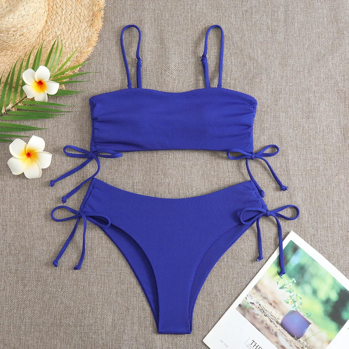 Sexy Bandeau Bikinis 2025 Women Brazilian Swimwear Female Swimsuit Two Pieces Bikini Set Bather Bathing Suits Girls Beach Wear