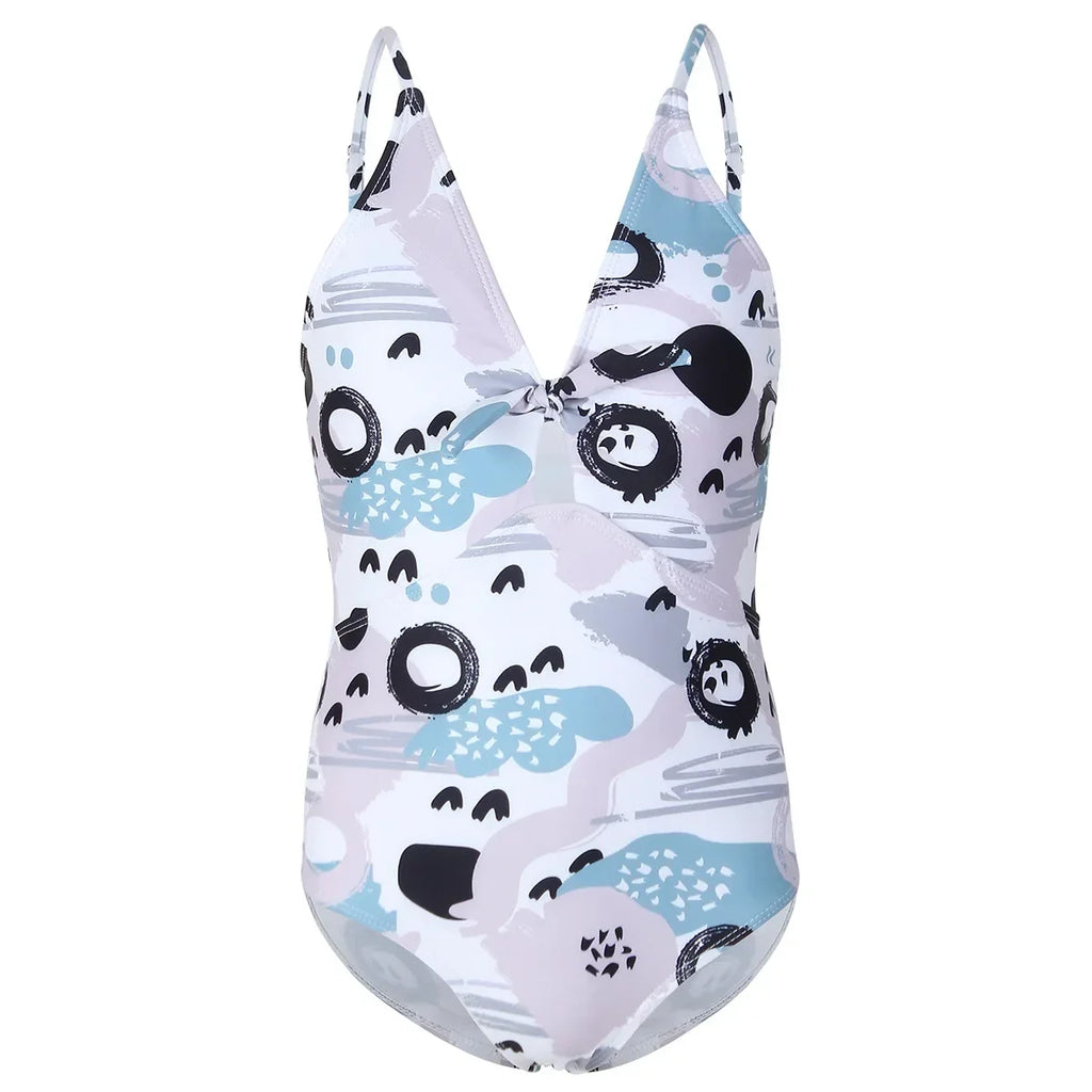 Floral Print Girls One Piece Swimsuit 8-12 Year Teenager Children's Swimwear 2026 Kids Bathing Suits Cut Out Beach Wear Bodysuit