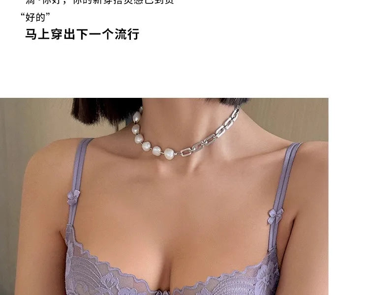 French Anime Style Lingerie Set Ultra Thin White Lace Bra Small Breasts Push Up Traceless Bralette Pure Desire Gathering Sexy BB