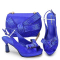 Beautiful Italian Shoes And Bag Sets For Evening Party With Stones Italian Leather Handbags Match Bags! 1-1