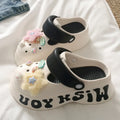 Clogs Thick-soled Slippers Women's Summer 2026 New Style Anti-slip Height-increasing Sandals and Slippers for Outdoor Wear