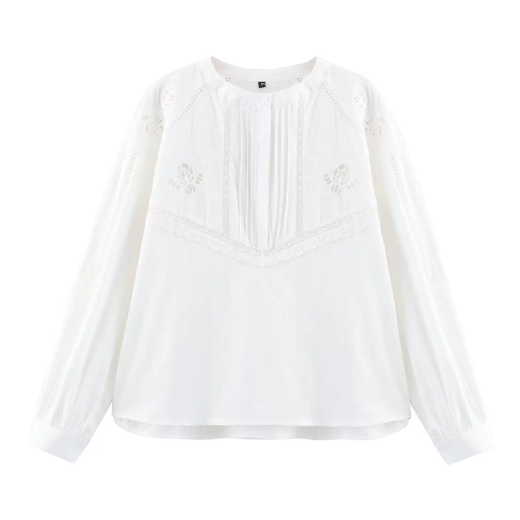 Foridol White Cotton Shorts Set Outfits Women Hollow Out Embroidery Two Pieces Set Outfits Shirt Shorts Matching Set Summer