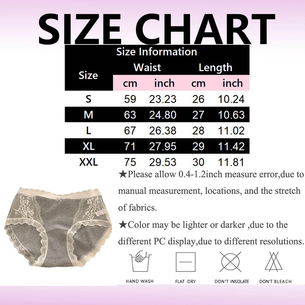 2026 Womens Cotton Lace Pretty Underwear Hipster Stretch Breathable Thongs Plus Size Briefs Woman Panties трусы женские 부부생활 속옷