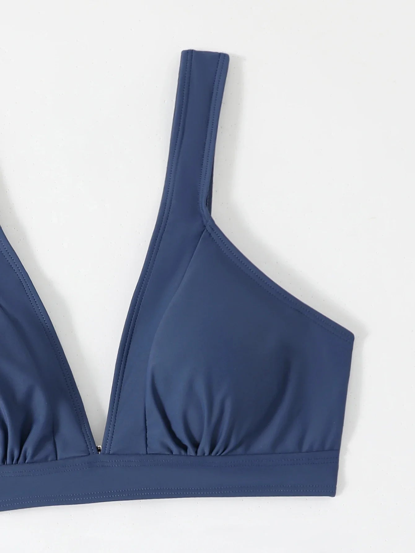 2026 High Waist Bikinis Women V-neck Swimwear Female Sexy Strappy Swimsuit Solid Bathers Bathing Swimming Swim Suit Beachwear