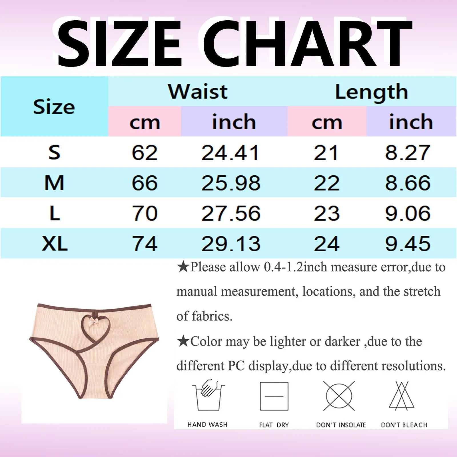 Love Heart Hollow Out Sexy Women'S Underwear Low Waist Breathable Seamless Cotton Panties Soft Comfortable Daily Briefs Lingerie