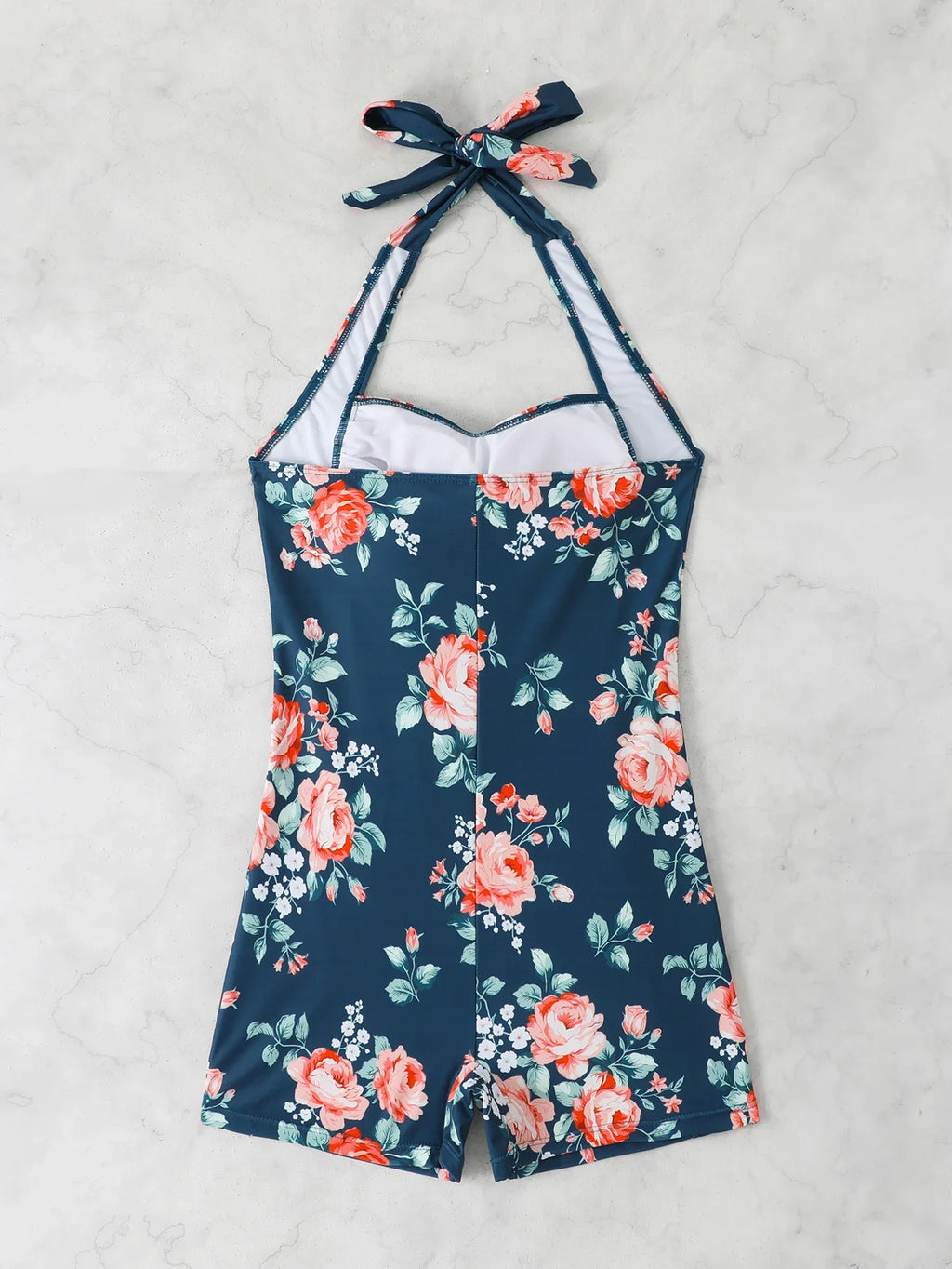 2026 Halter Swimsuit One Piece Printed Swimwear Women Sexy Vintage Bathers Bathing Swimming Swim Suit Female Beachwear