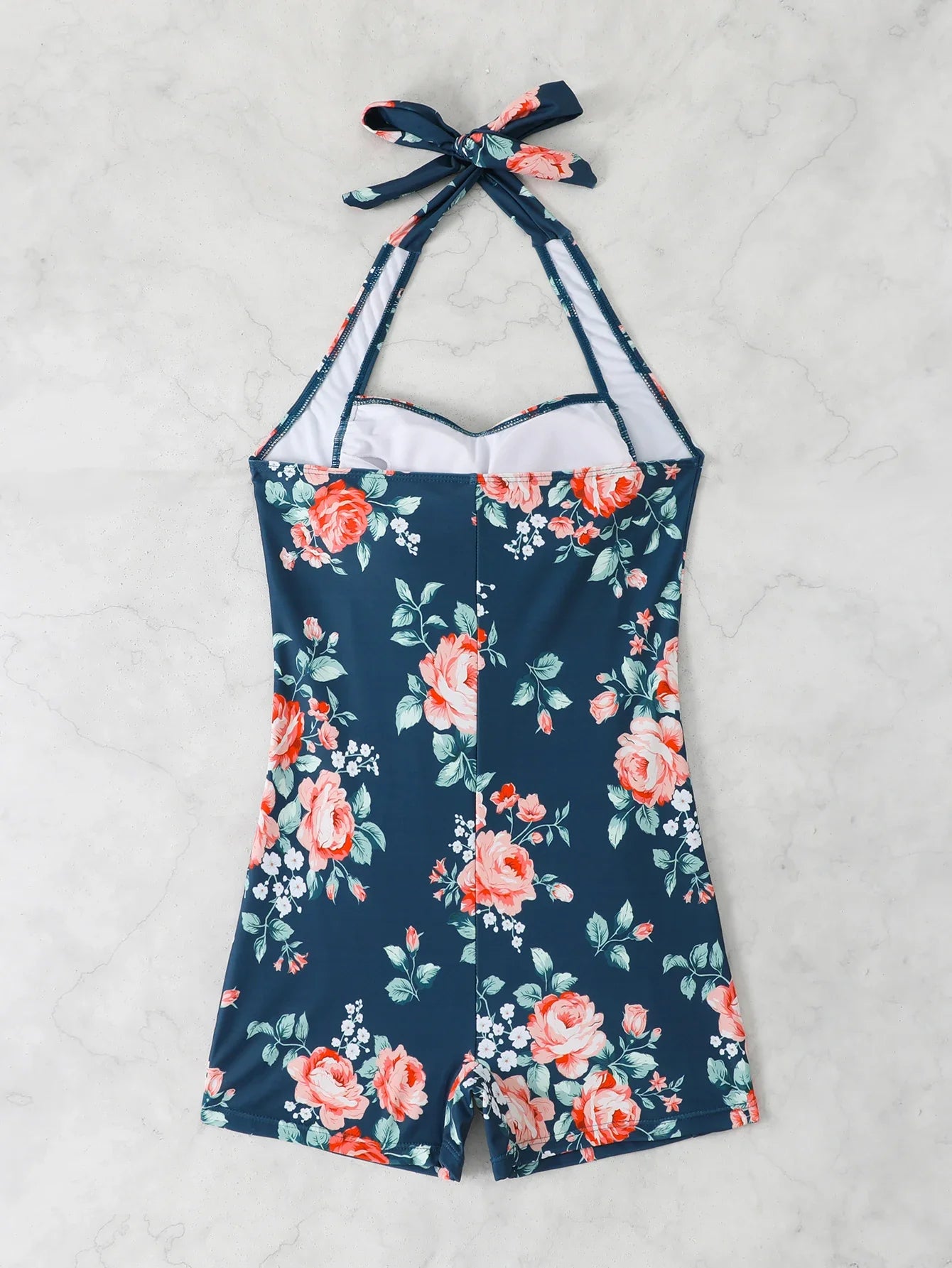 2026 Halter Swimsuit One Piece Printed Swimwear Women Sexy Vintage Bathers Bathing Swimming Swim Suit Female Beachwear