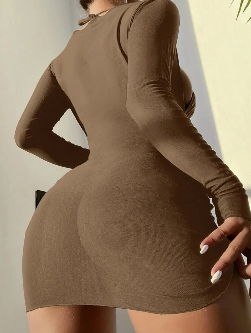 Long Sleeves Dress Bikini Set 2025 Women Neon Green Lace Up 3 Pieces Swimsuit Brazilian Bathing Suit Pleate Cover Up Swimwear