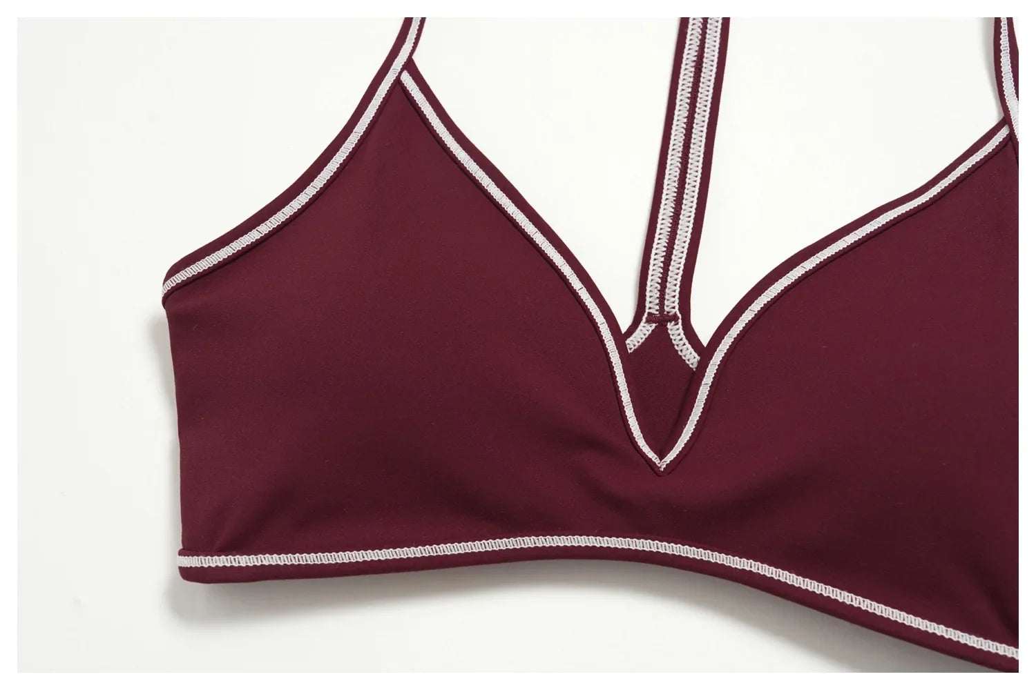 New Yoga Suit Women Color Blocked V-neck I Shape Sports Bra Fitness Clothes Summer Tight Running High Waist Leggings Tracksuit