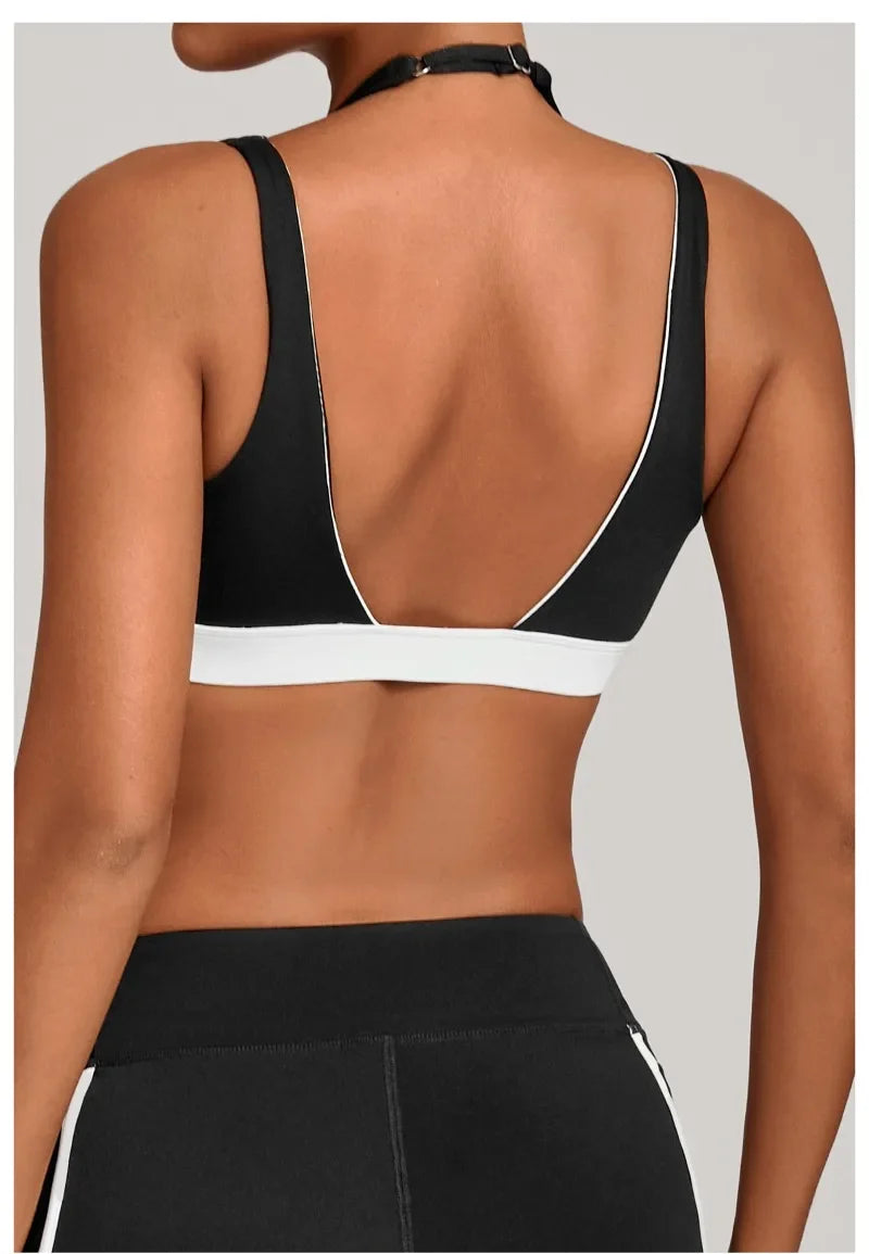 Women's Nude Yoga Bra Slim Fit Beautiful Back Sports Top Fitness Running Casual Tight-fitting Top