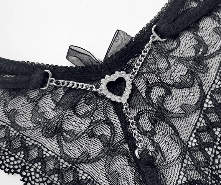 Metal Chain Hot Sexy Women Panties Cotton G String Girls Briefs Letter Thong Erotic Female Underwear Low Waist Intimates
