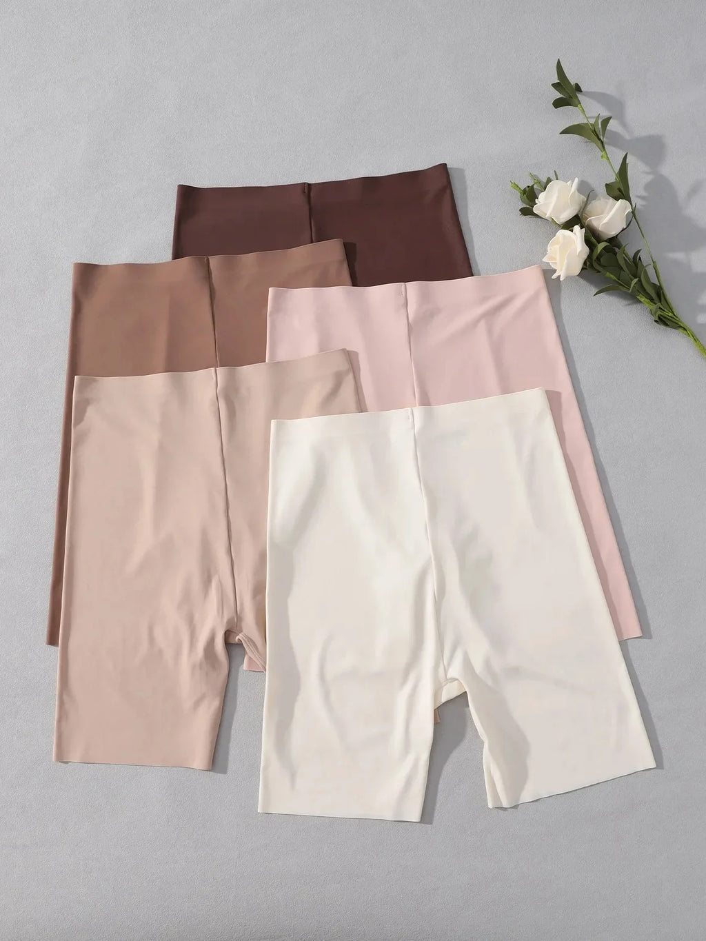 5pcs Ladies High Waist Leggings - Hips/Abdomen Shaping, High-Pressure Transparent. Soft, Comfortable & Tummy Control for Daily