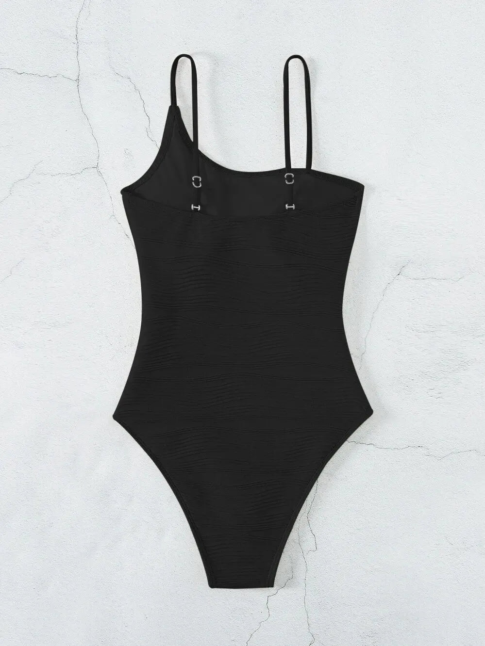 2026 Plain One Shoulder Swimsuit One Piece Solid Swimwear Women Sexy Bathers Bathing Swimming Swim Suit Female Beachwear