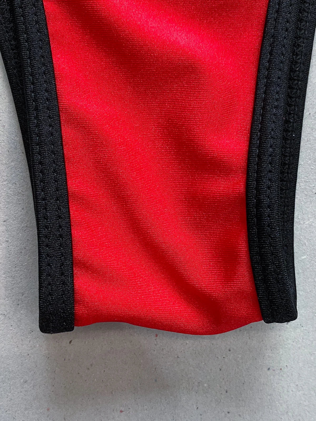 DEKA Deep V Swimwear New Scalloped Splicing High Cut One Piece Swimsuit Women Halter Bodysuit Female Bather Bathing Suit Swim