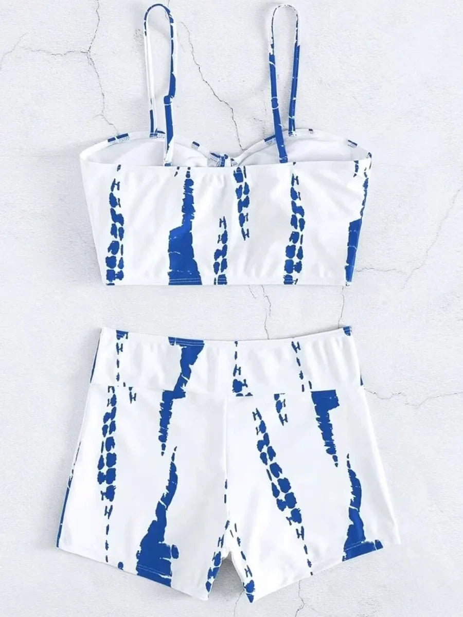 2026 Print High Waist String Two Piece Bikini Women Swimwear Female Swimsuit Bathers Bathing Swimming Suit Beachwear Summer