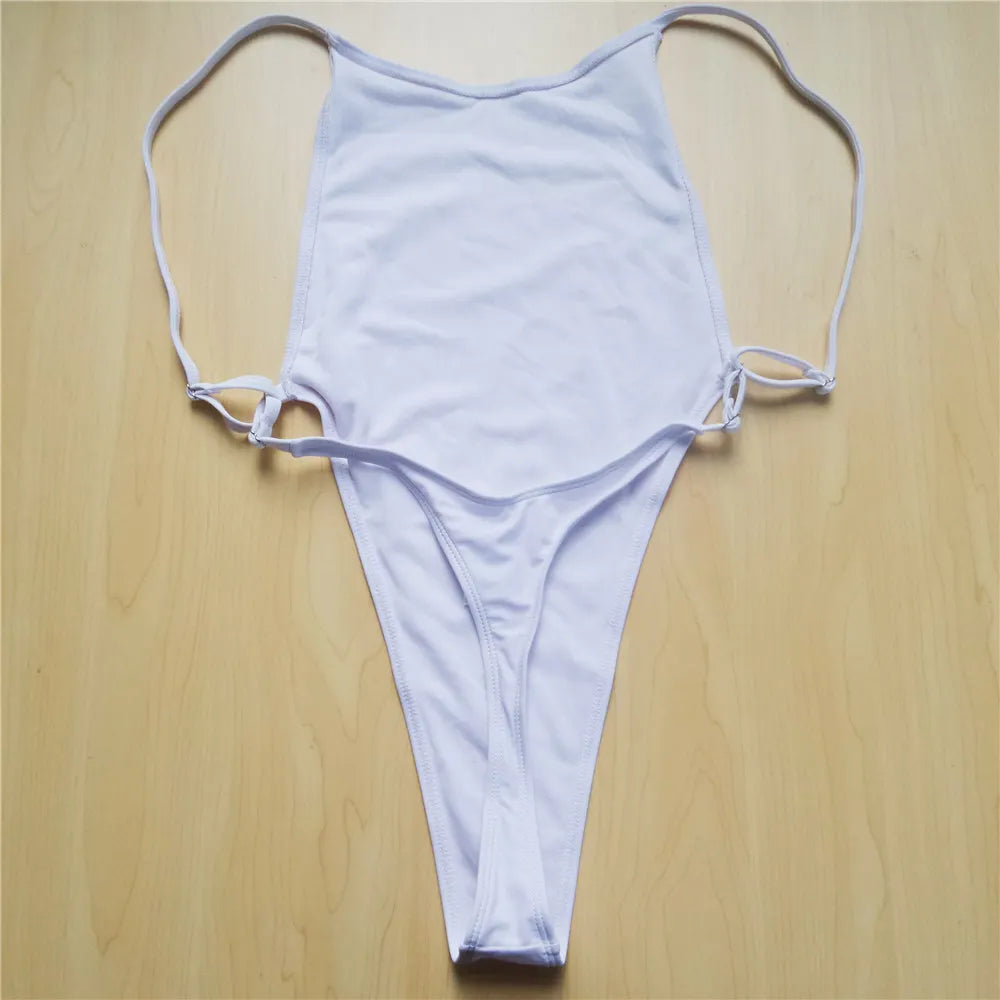 Sexy Extreme String Mini Micro Thong Swim Suit For Women Swimwear One Piece Swimsuit Female Bather Bathing Suit Monokini Y478