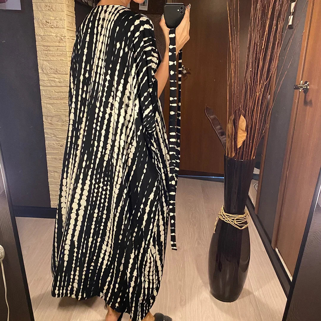 17 Colors Leopard Printed Colorful With Belt Tunic Cover-ups Beach Dress Beach Wear Beachwear Female Women Beach Cover Up V4510L