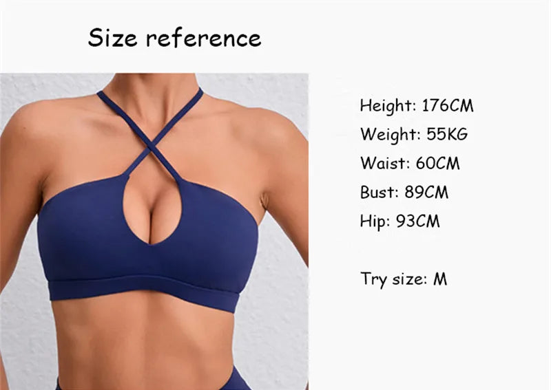 Hearuisavy Summer Gym Top Women Training Yoga Clothes Stretch Sports Underwear Fitness Workout Cross Yoga Bra Sexy Sports Bra