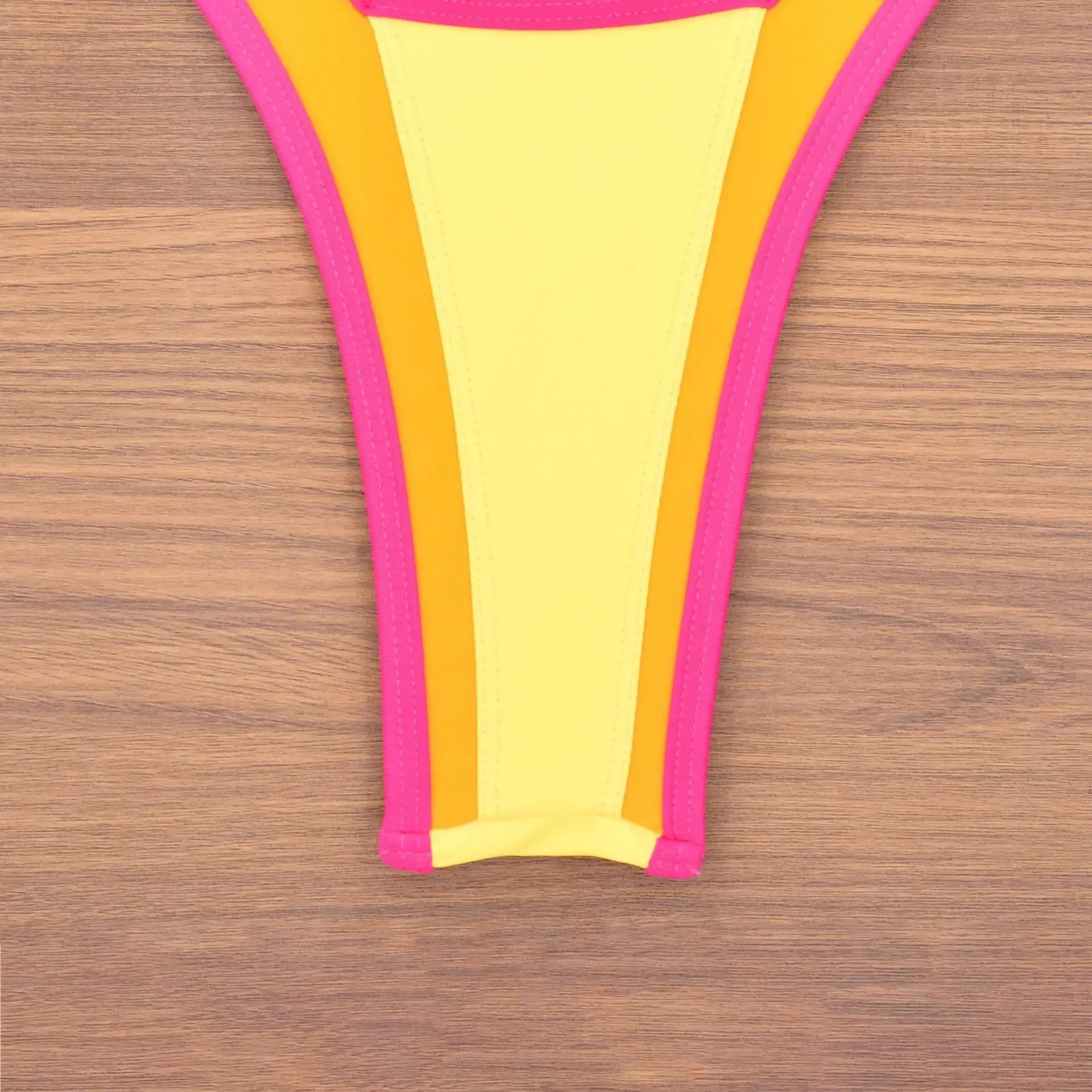 Splicing V Shaped Micro Thong Bikini Women Swimsuit Female Swimwear Two Pieces Bikini Set Push Up Bathing Suit Swim Beachwear