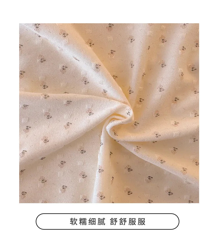 Girls' comfortable underwear cotton inseam mid-waist briefs for women