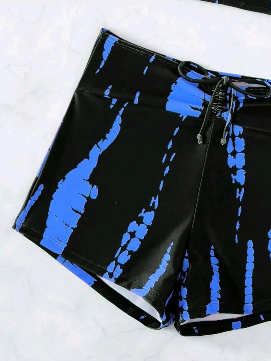 2026 Print String Bikini Swimsuit Women High Waist Shorts Swimwear Female Bathers Bathing Swimming Swim Suit Beachwear