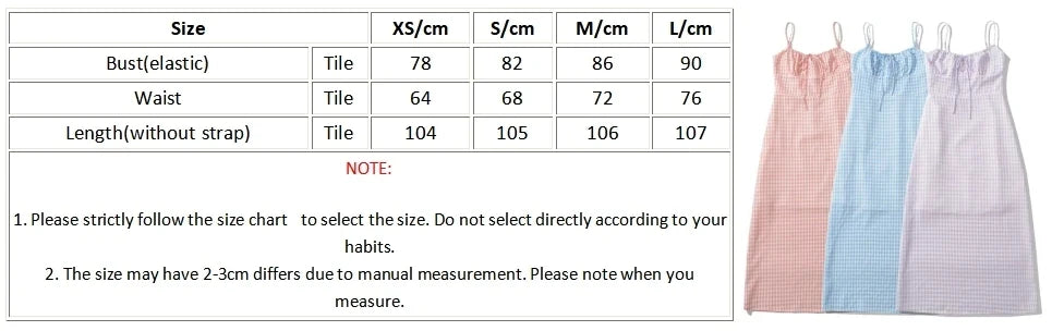 Foridol Spaghetti Strap Tie Up Plaid Dress Women Summer Beach Midi Sundress Strapless Retro Pink Short Vestidos Female Dress